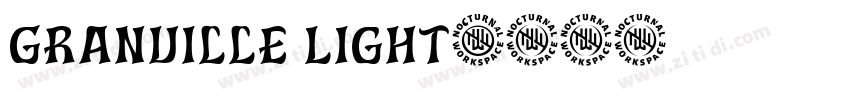 Granville Light字体转换